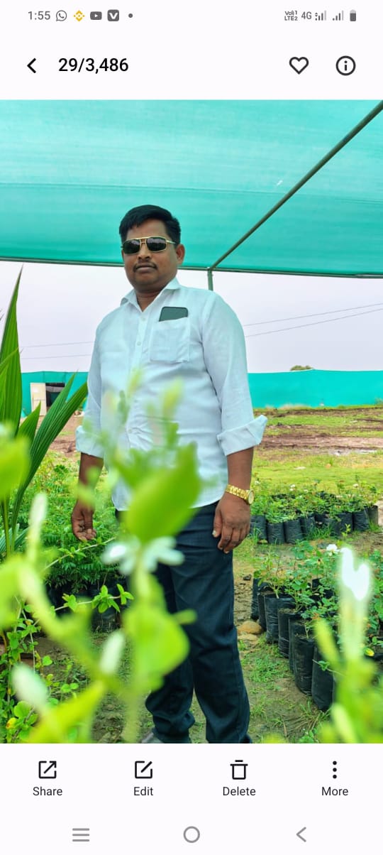 भुमीहीन तरुण माधव वाघमारे चार हायटेक नर्सरीचे मालक