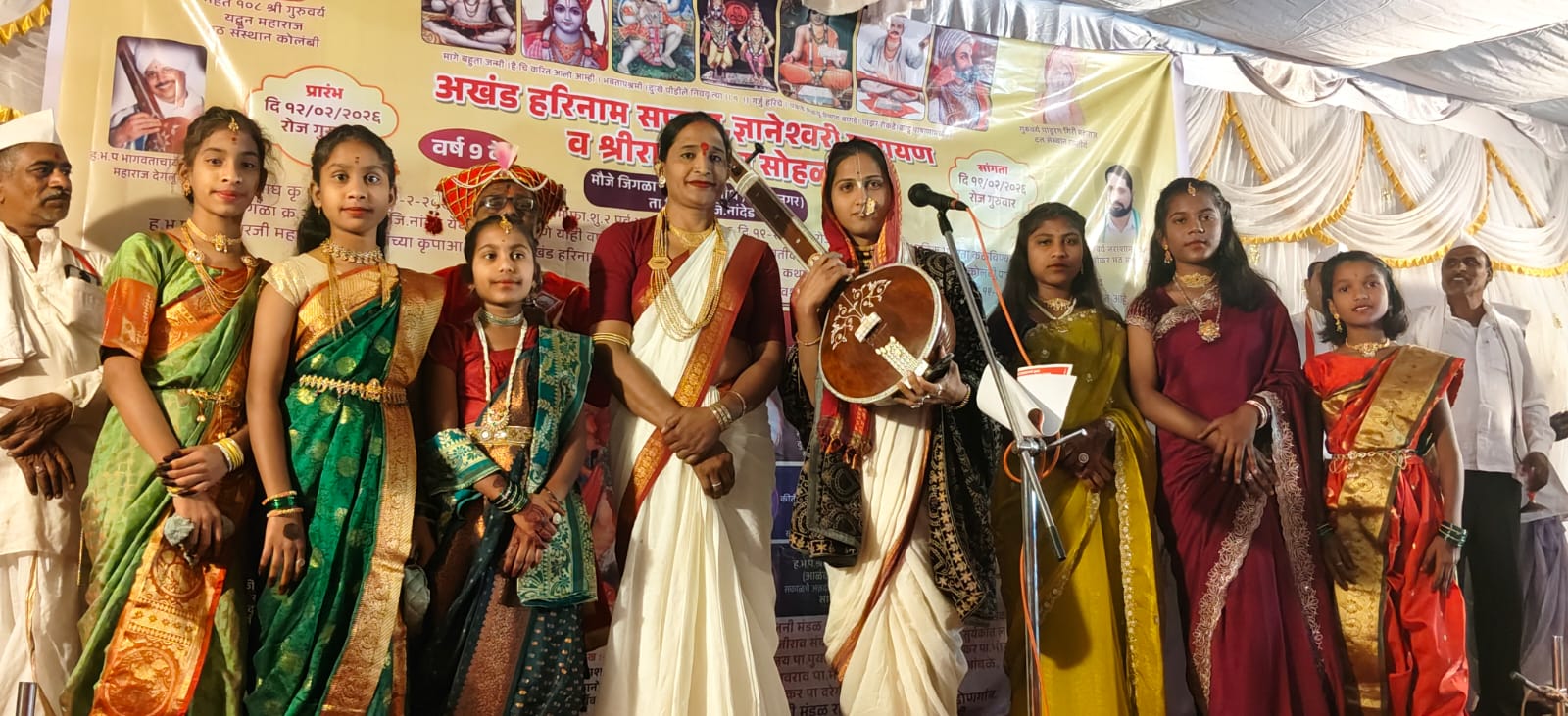 जिगळा येथे ह.भ.प.समाधान महाराज यांचे कीर्तन संपन्न